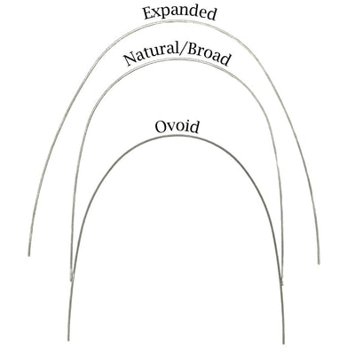 EXPANDED Round NITI Archwires (Pack of 10)