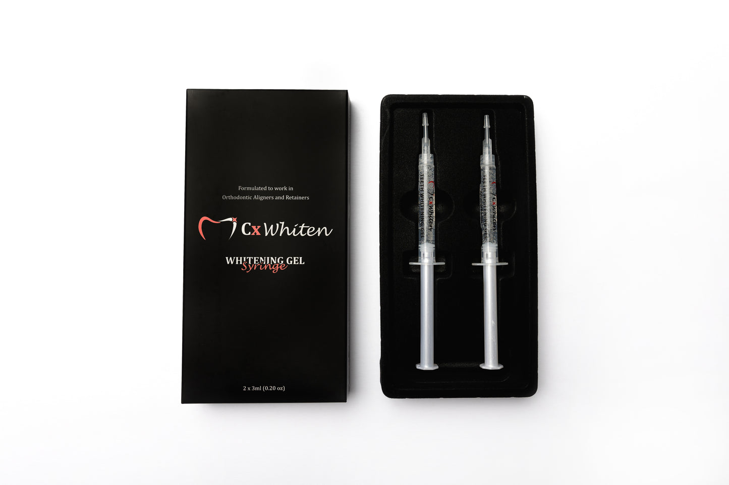 CX Whiten Gel Syringe Bulk Pack (10 Packs, 2 Syringes per Pack)