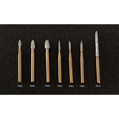 Fluted Carbide Finishing Burs (FG | 10 per Pack)