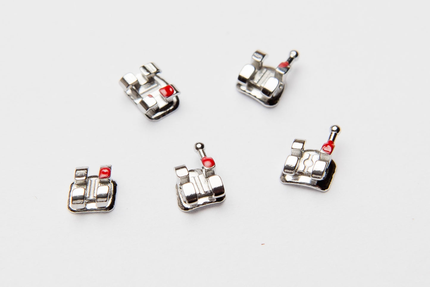 Cx Plus Roth .018 Mesh SS Brackets Hooks 3,4,5's (Full Set U/L 5-5!)