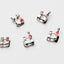 Cx Plus MBT .022 Mesh SS Brackets Hooks 3's (Full Set U/L 5-5!)